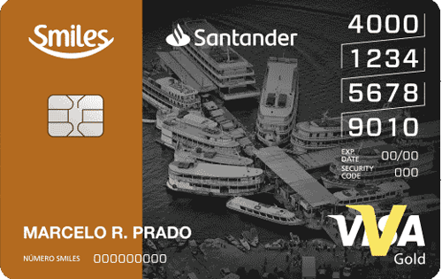 Cartão Smiles Santander Gold
